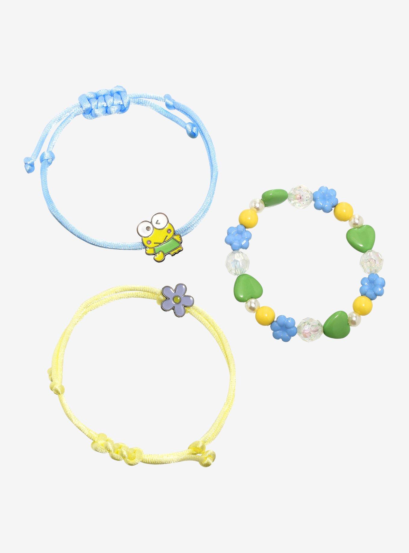 Keroppi Icon Cord Bracelet Set, , hi-res