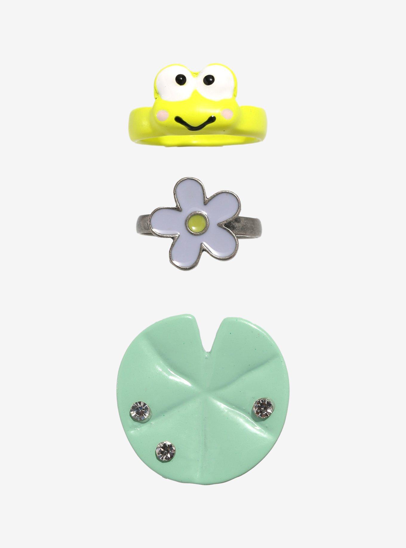 Keroppi Lily Pad Ring Set, , hi-res