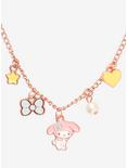 My Melody Rose Gold Charm Necklace