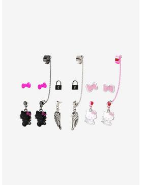 Hello Kitty Devil & Angel Cuff Earring Set, , hi-res