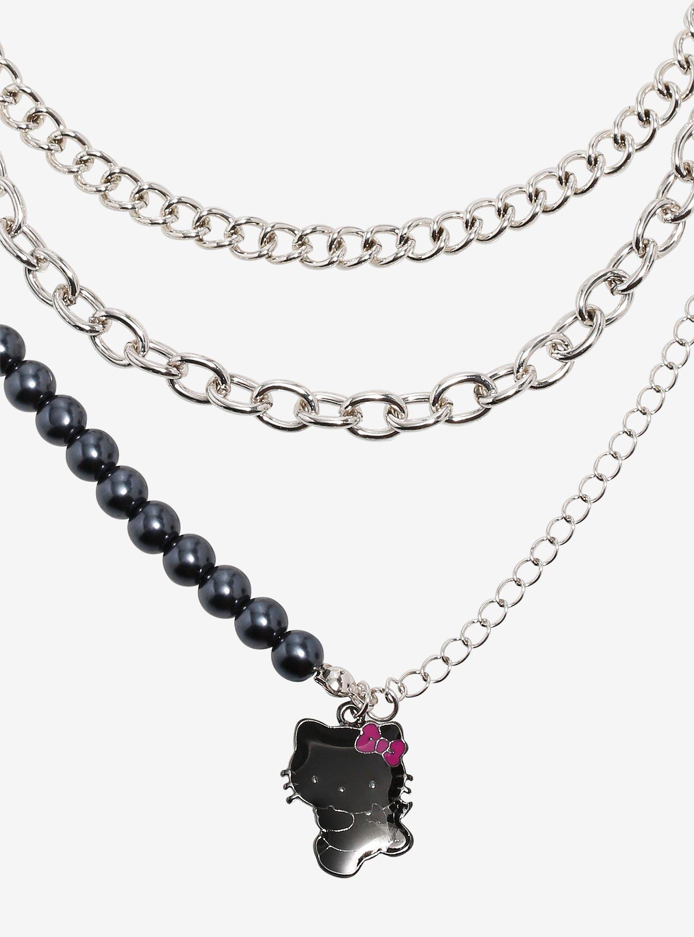 Hello Kitty Devil Multi Chain Necklace, , hi-res