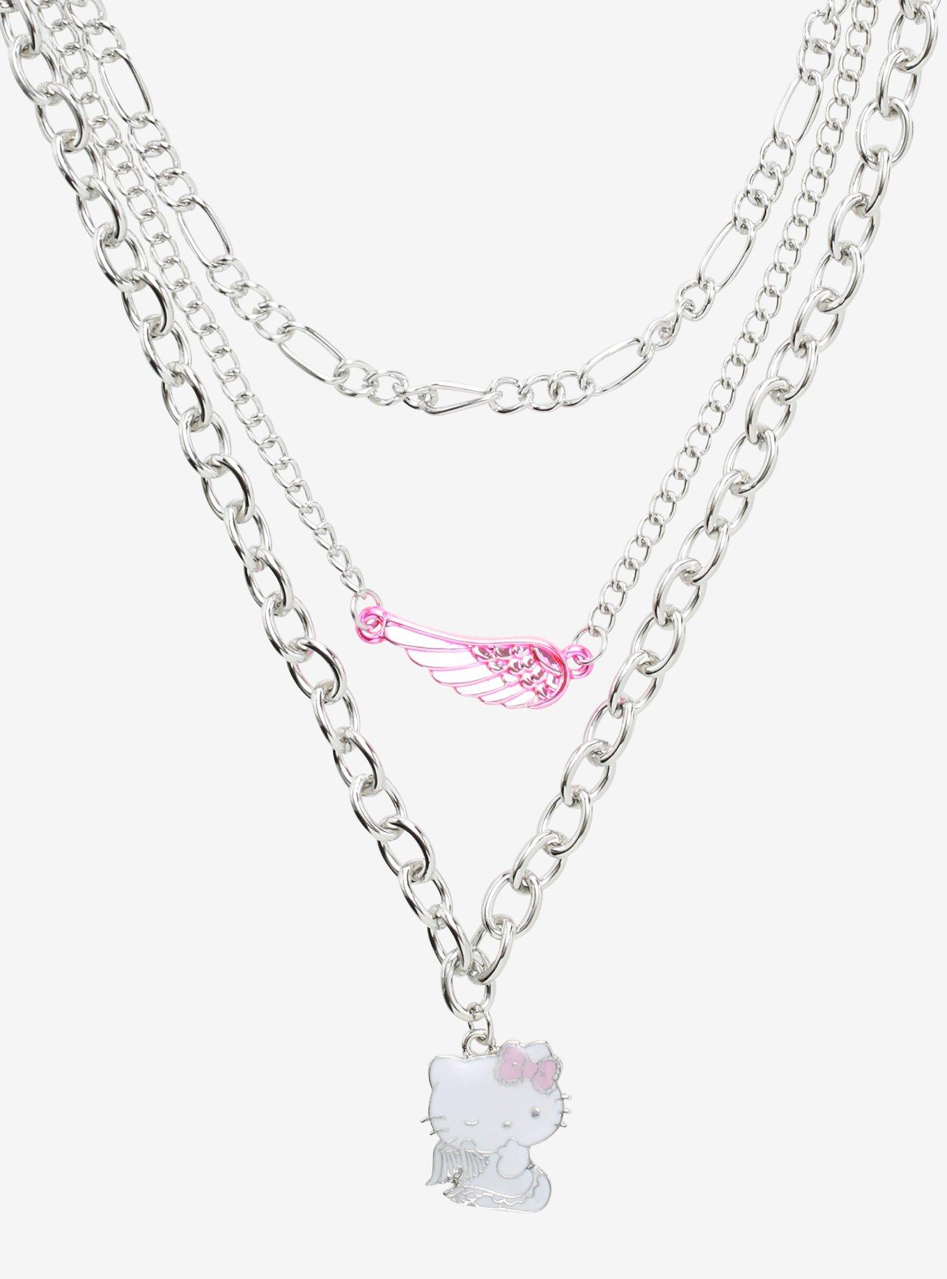 Hello Kitty Angel Layered Necklace
