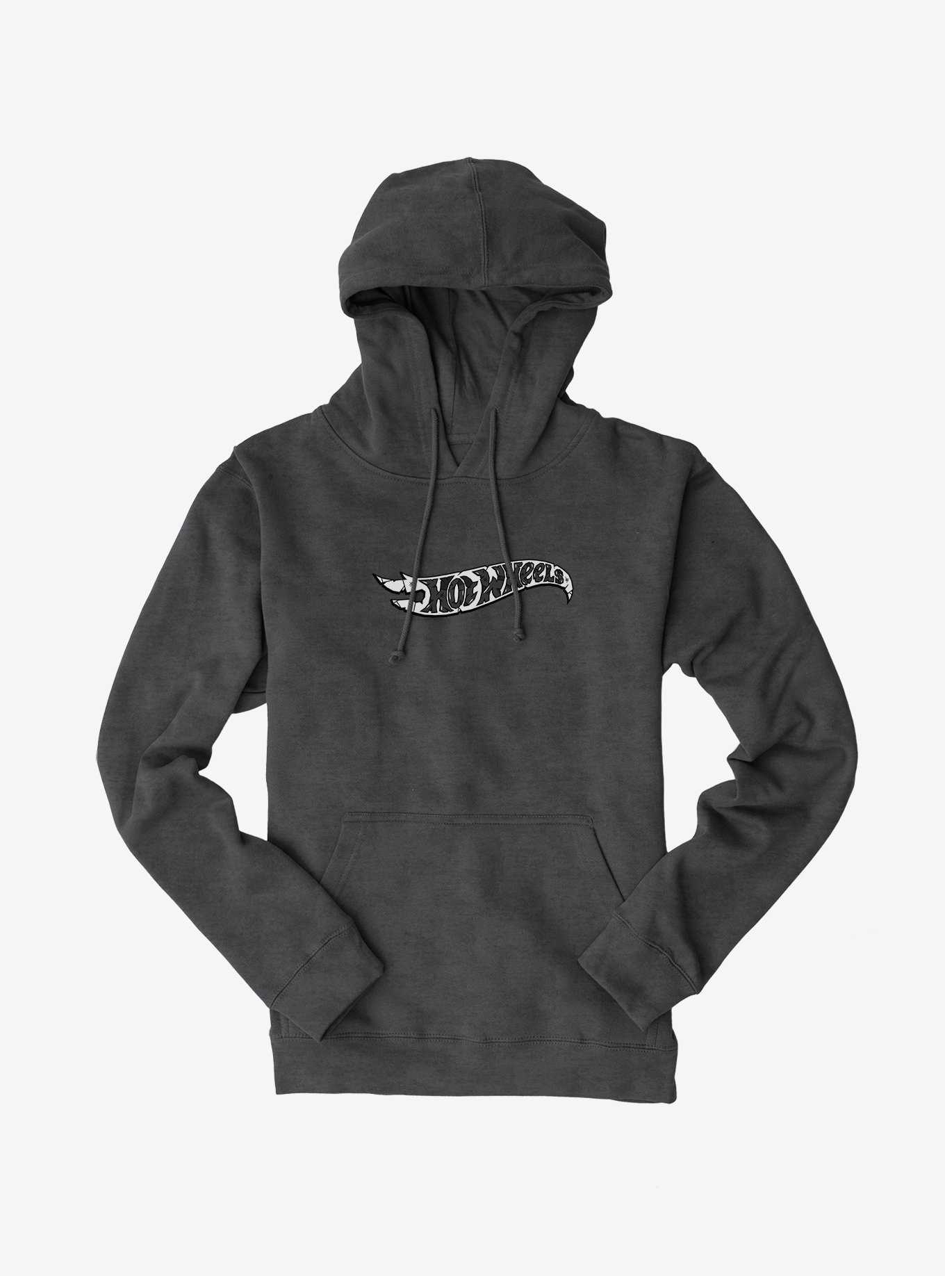 Hot Wheels Tattered Logo Hoodie Hot Topic