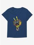 Hot Wheels Halloween Zombie Hand Girls T-Shirt Plus Size, ATHLETIC NAVY, hi-res