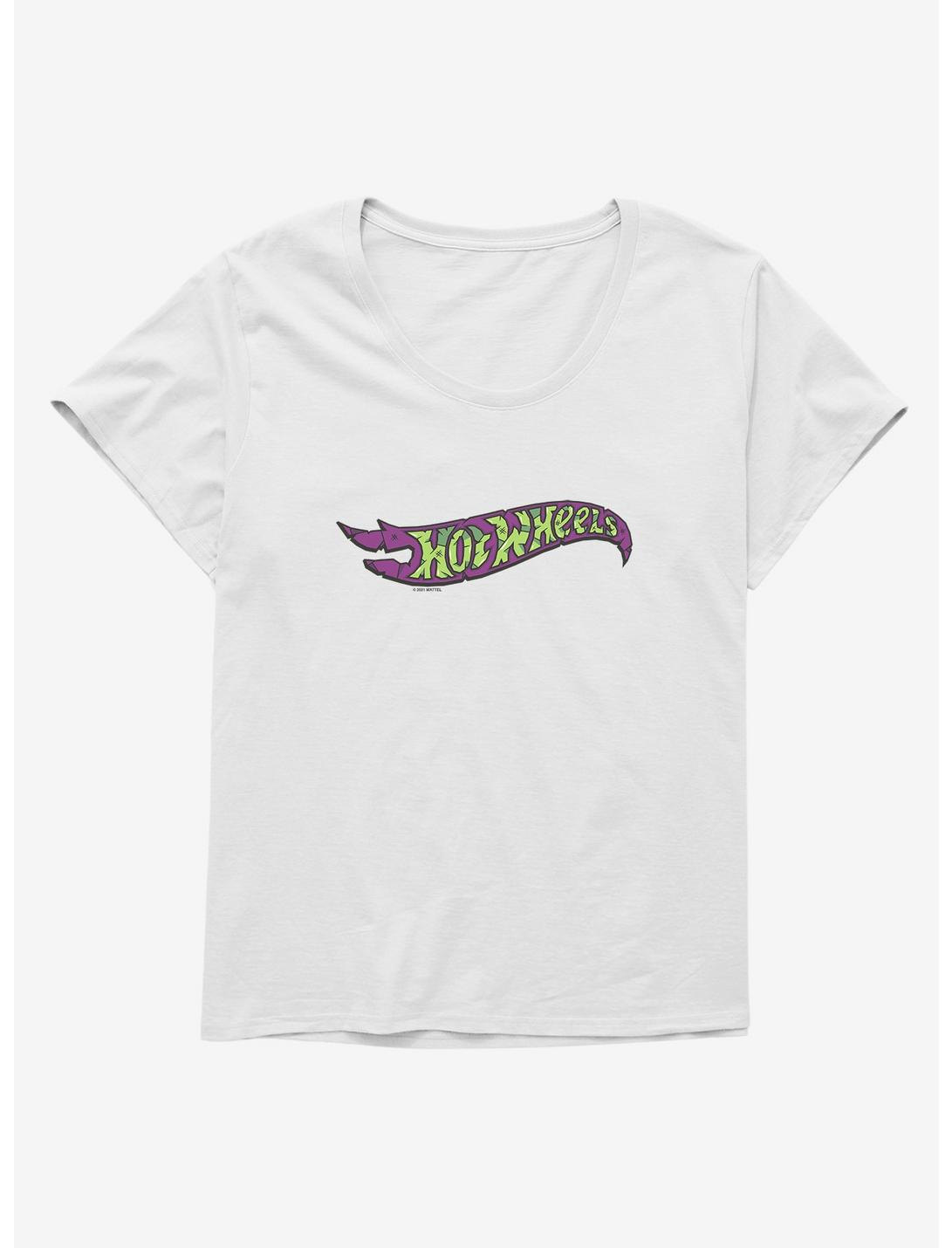 Hot Wheels Spooky Logo Girls T-Shirt Plus Size, WHITE, hi-res