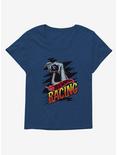 Hot Wheels Spooky Racing Hand Girls T-Shirt Plus Size, ATHLETIC NAVY, hi-res