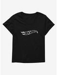 Hot Wheels Tattered Logo Girls T-Shirt Plus Size, BLACK, hi-res