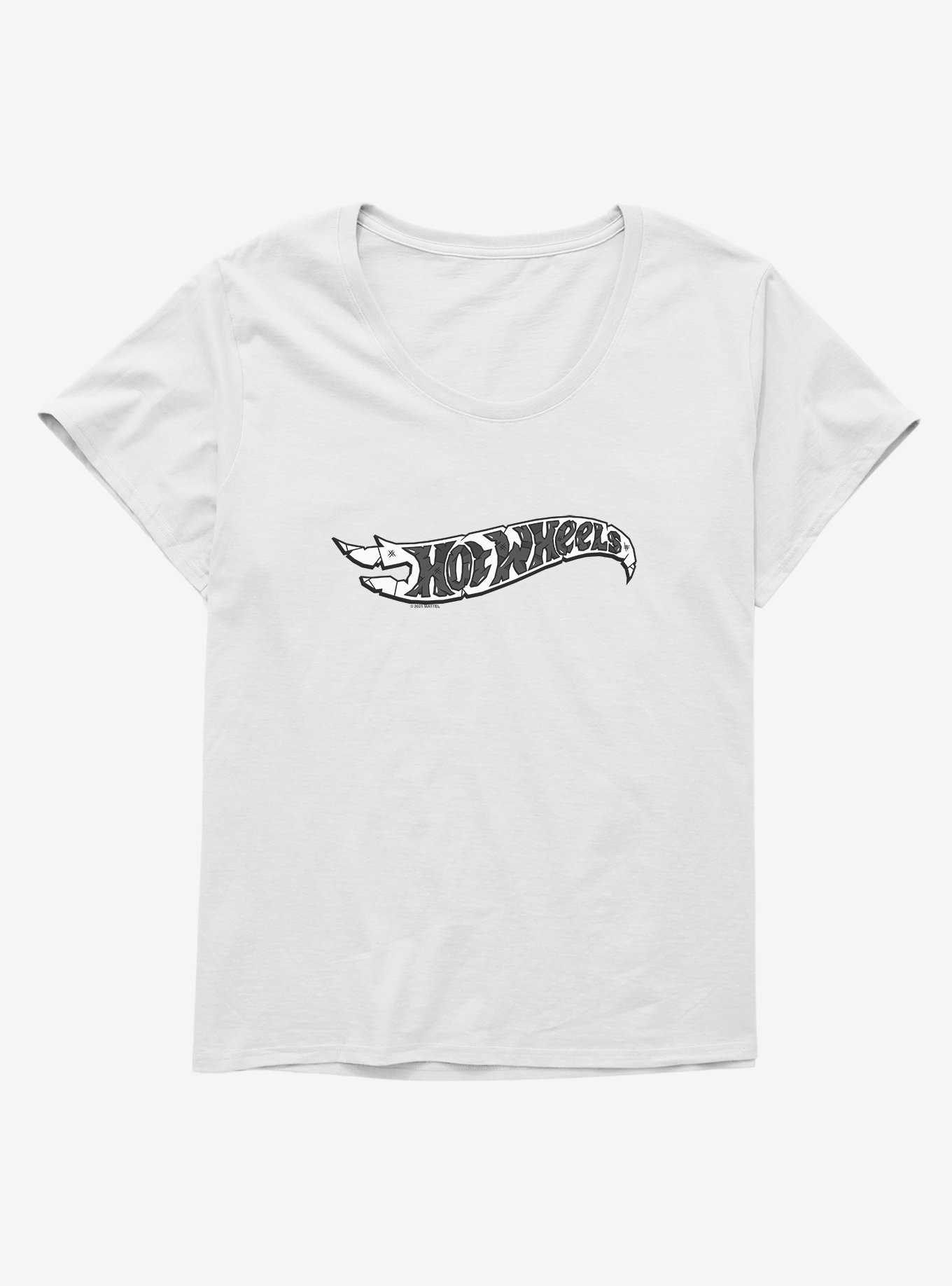 Hot Wheels Tattered Logo Girls T-Shirt Plus Size, , hi-res
