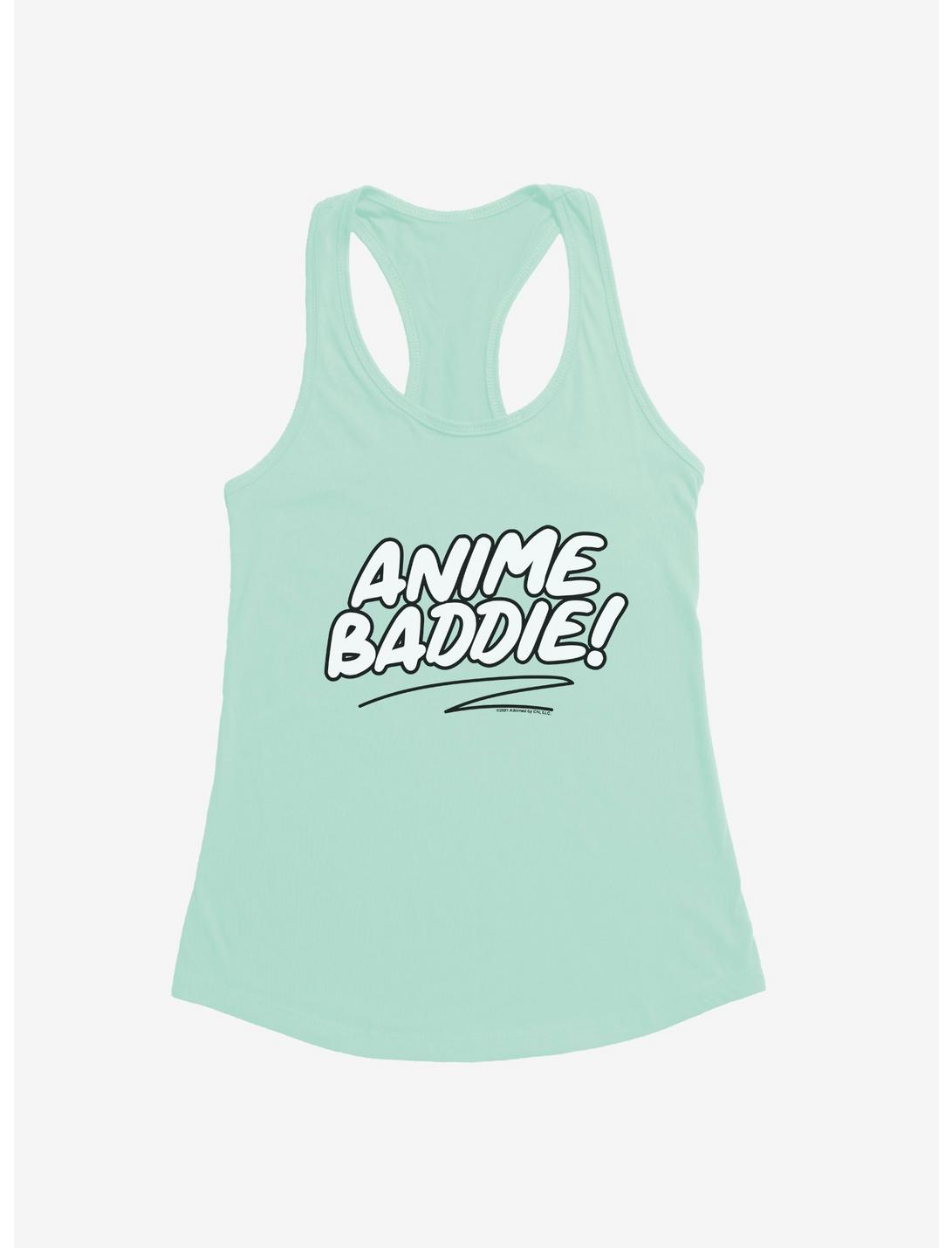 Adorned By Chi Anime Baddie Womens Tank Top, MINT, hi-res
