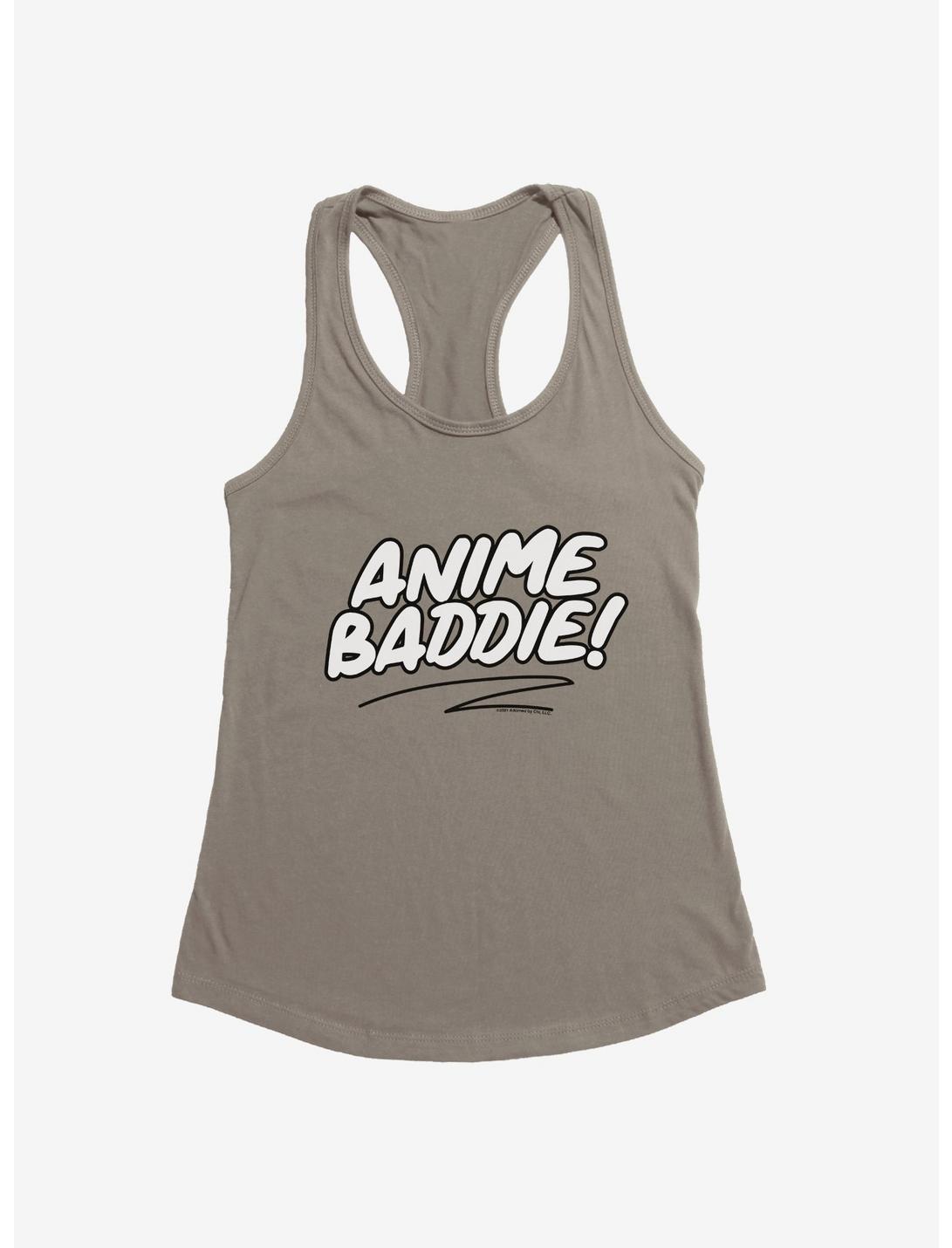 Adorned By Chi Anime Baddie Womens Tank Top, WARM GRAY, hi-res