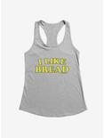 Adorned By Chi I Like Bread Womens Tank Top, HEATHER, hi-res