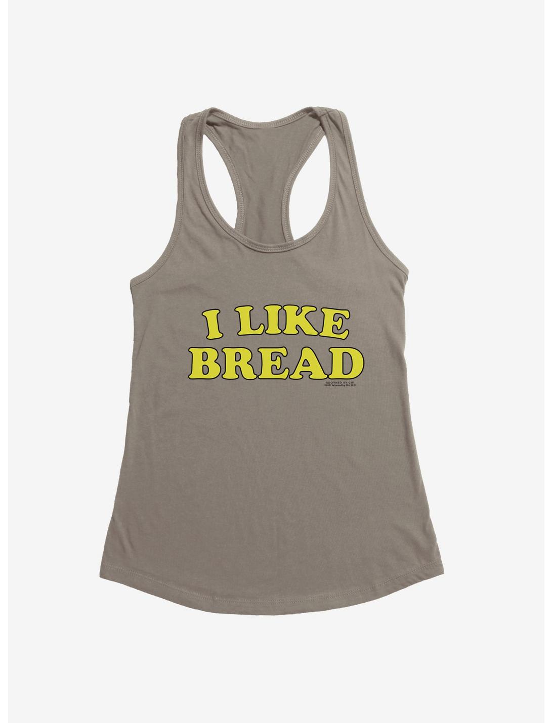 Adorned By Chi I Like Bread Womens Tank Top, WARM GRAY, hi-res
