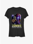 Marvel What If...? Zombie Captain America & The Watcher Girls T-Shirt, BLACK, hi-res