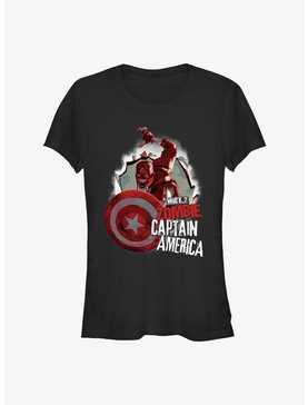 Marvel What If...? Breakthrough Zombie Captain America Girls T-Shirt, , hi-res