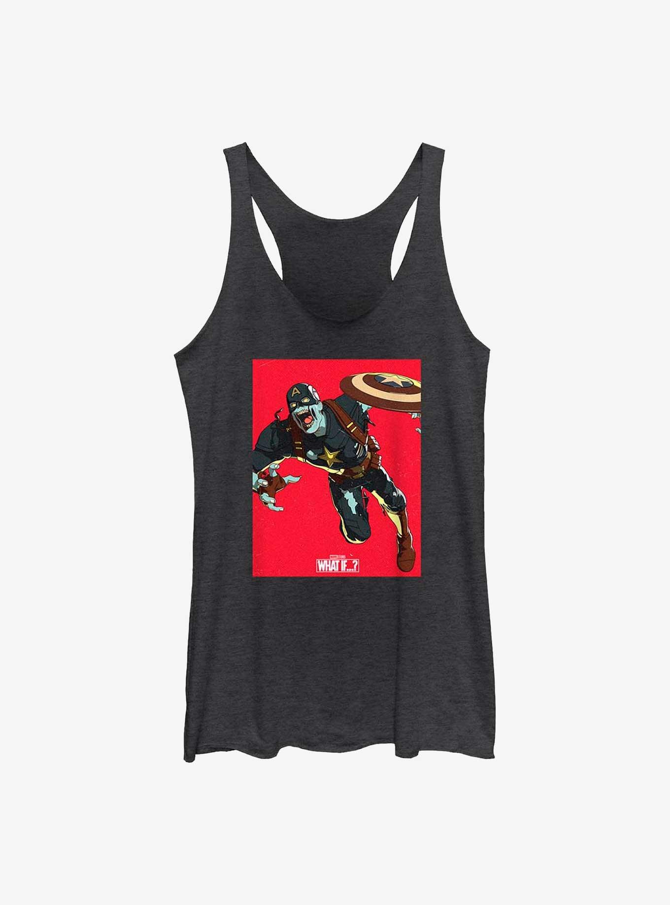 Marvel What If...? Zombie Captain America Girls Tank