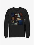 Marvel What If...? Tri-Panel Zombie Captain America Long-Sleeve T-Shirt, BLACK, hi-res