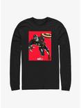 Marvel What If...? Zombie Captain America Long-Sleeve T-Shirt, BLACK, hi-res