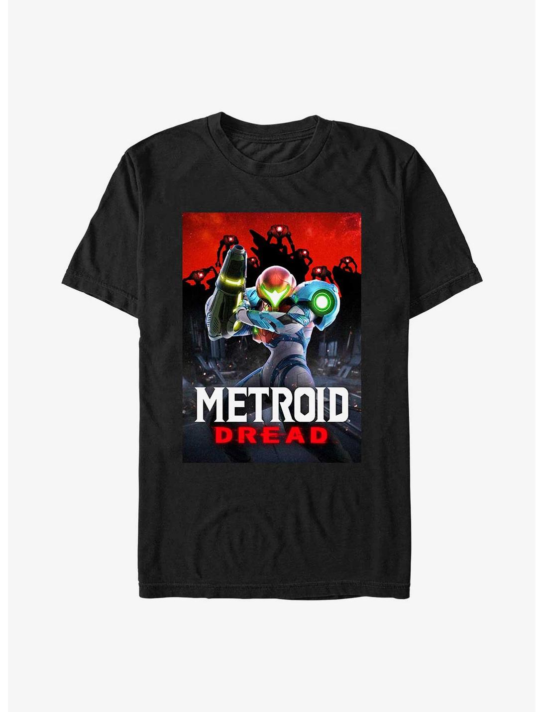 Nintendo Metroid Dread Poster T-Shirt, BLACK, hi-res