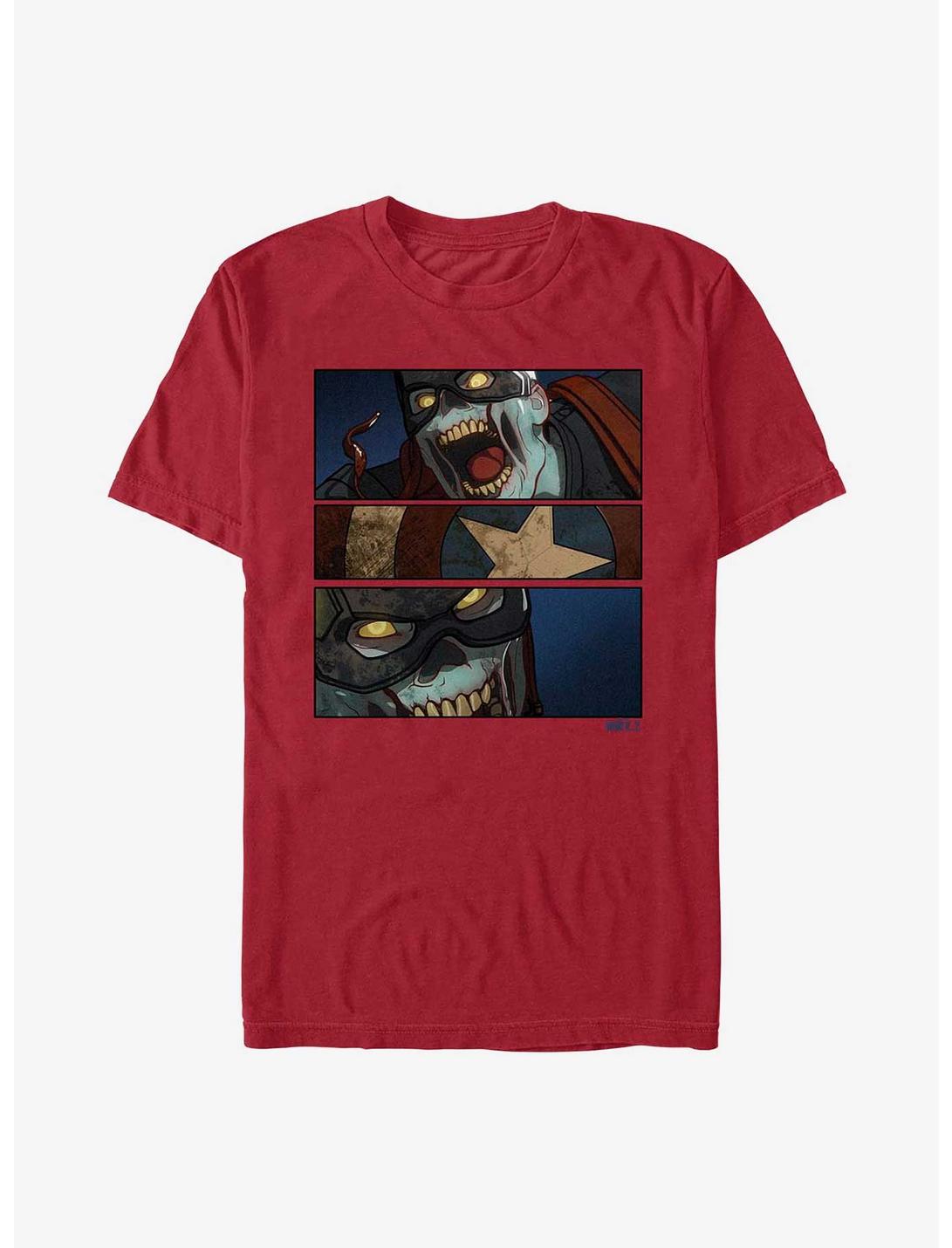 Marvel What If?? Tri-Panel Zombie Captain America T-Shirt, , hi-res