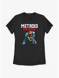 Nintendo Metroid Dread Samus Logo Lockup Womens T-Shirt, BLACK, hi-res