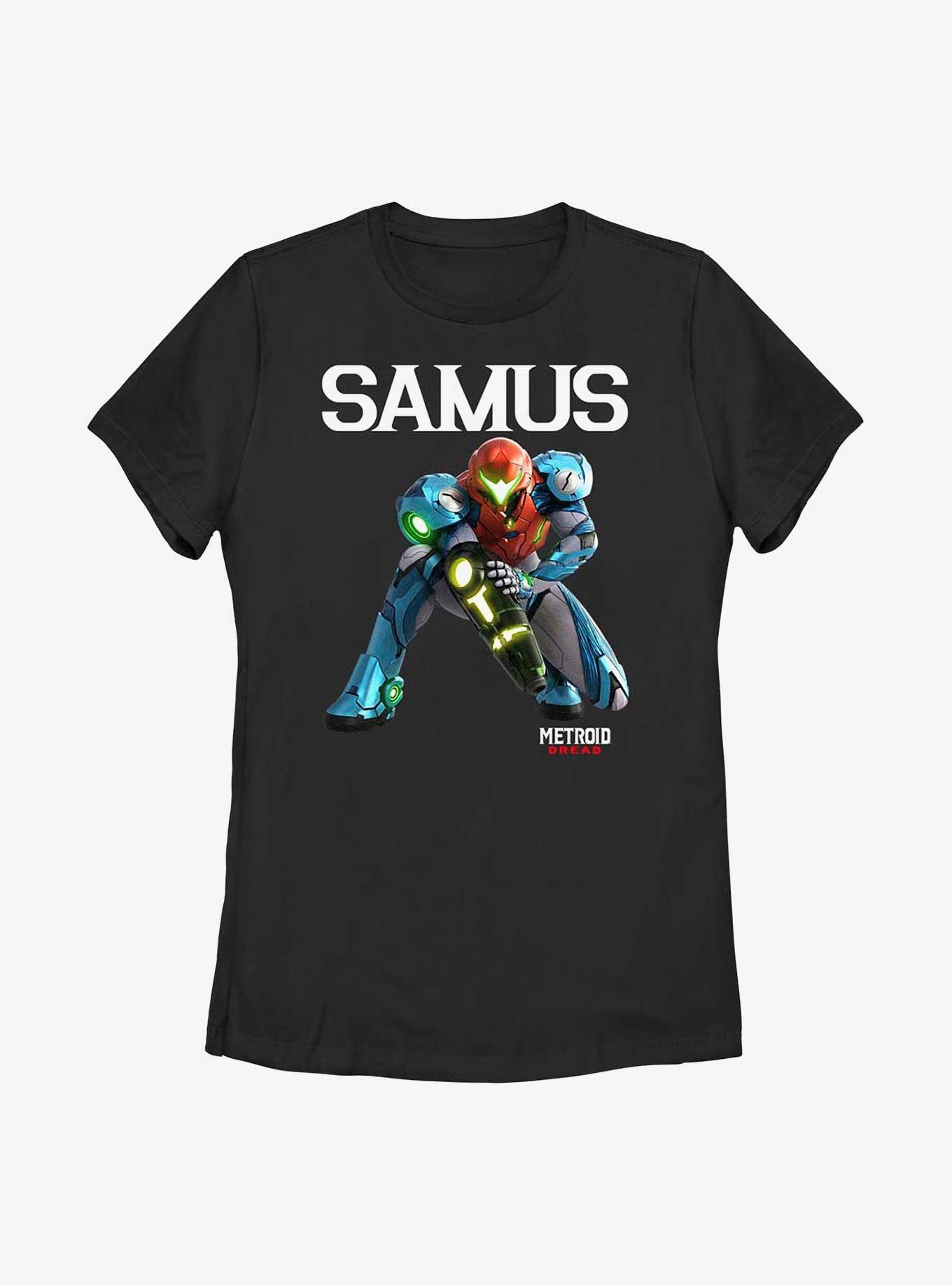 Nintendo Metroid Dread Samus Metroid Womens T-Shirt, BLACK, hi-res