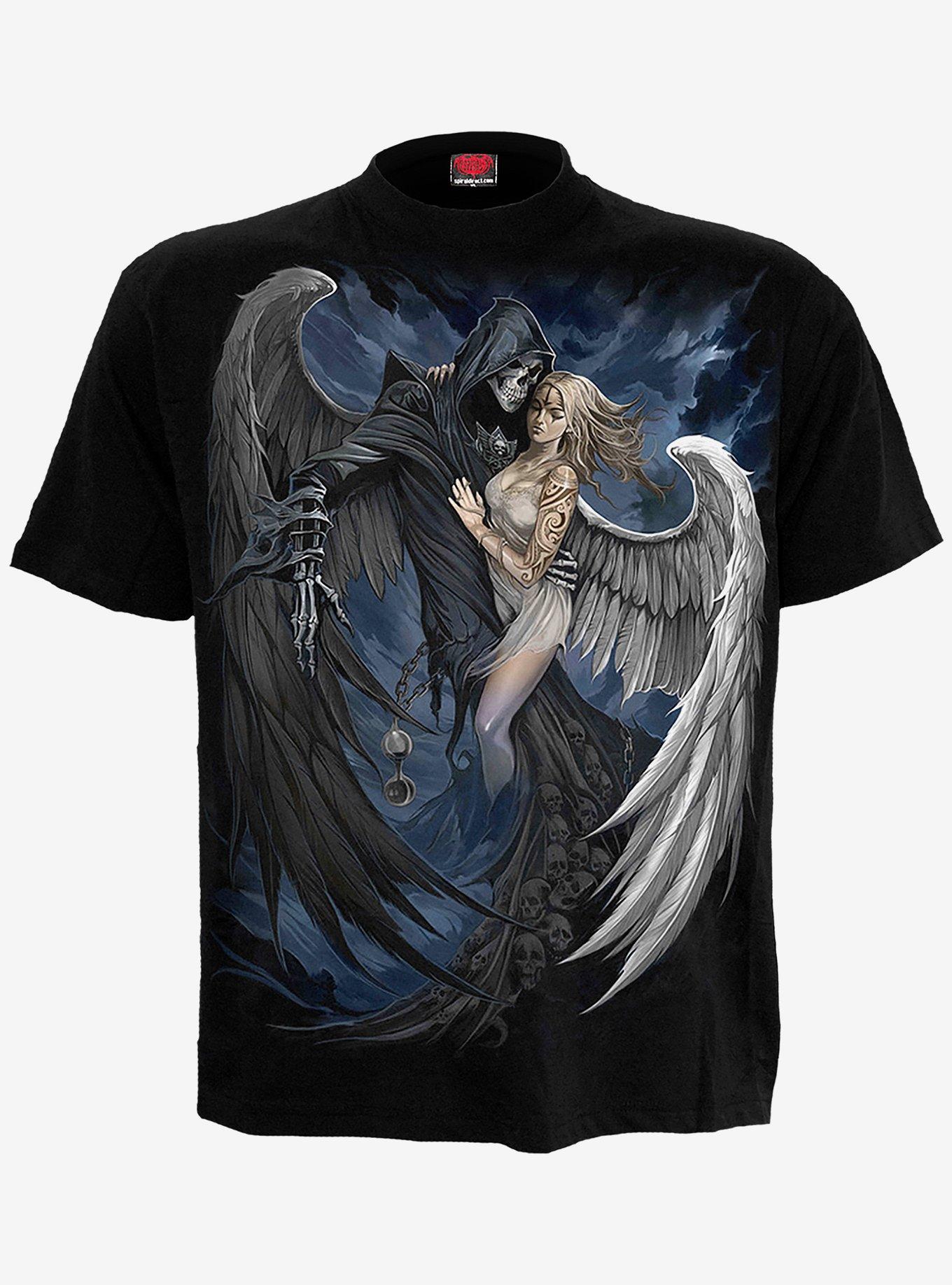 Fallen Angel T-Shirt, BLACK, hi-res