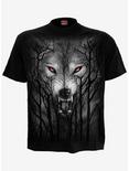 Forest Wolf T-Shirt, BLACK, hi-res