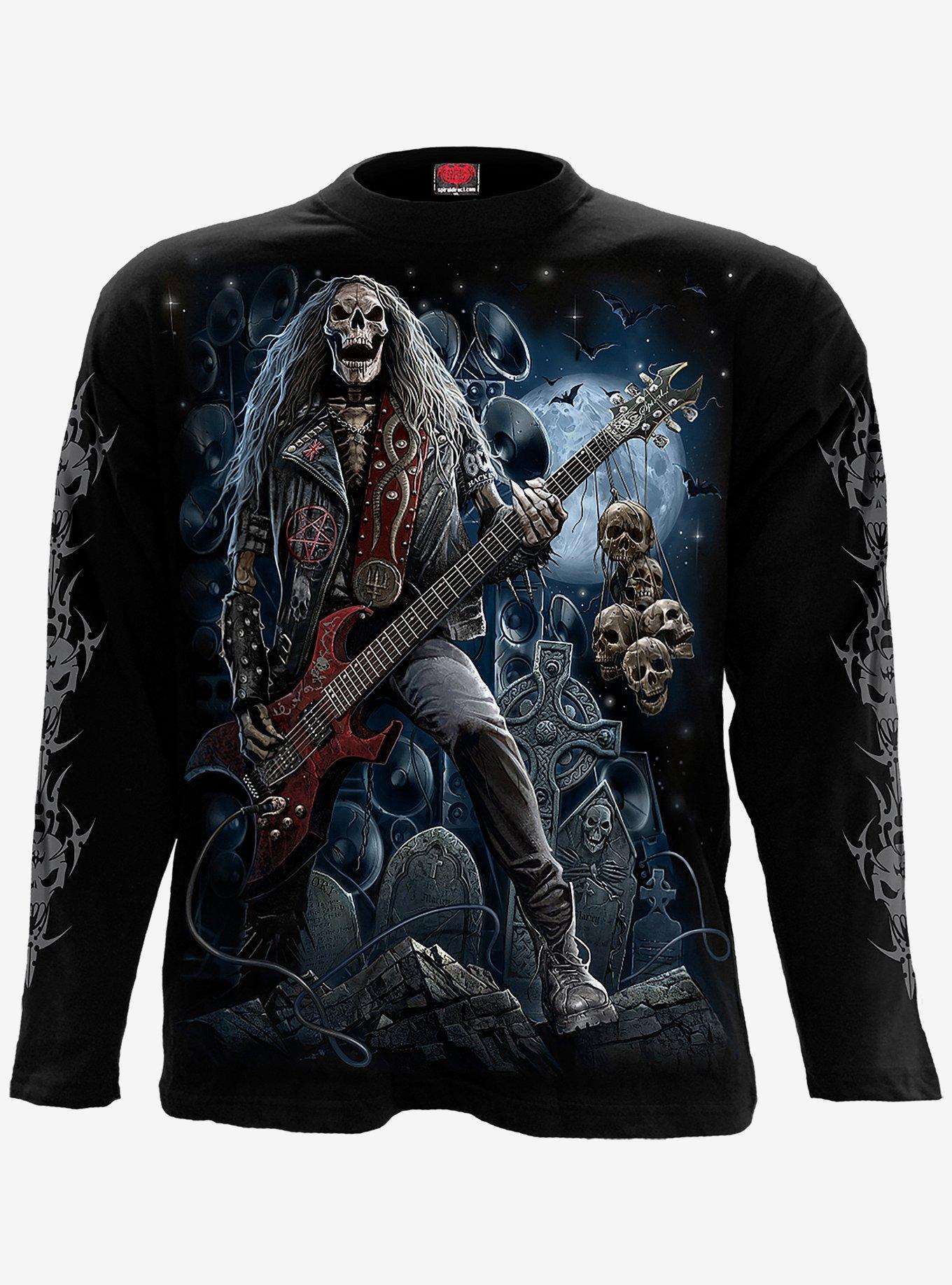 Grim Rocker Long-Sleeve, BLACK, hi-res