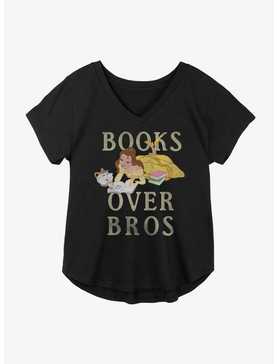 Disney Beauty And The Beast Books Over Bros Girls Plus Size T-Shirt, , hi-res