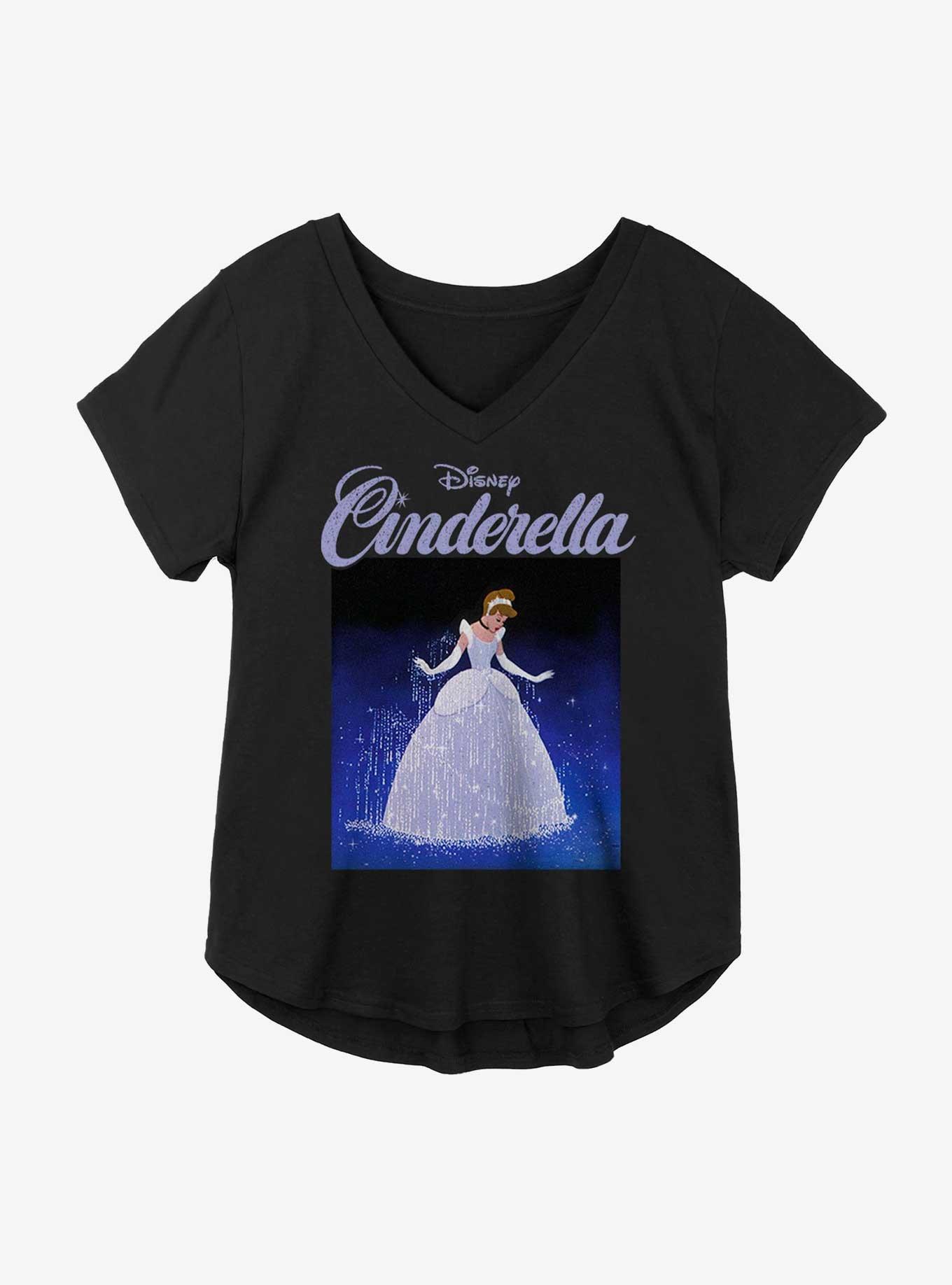 Disney Cinderella Dress Transformation Girls Plus T-Shirt