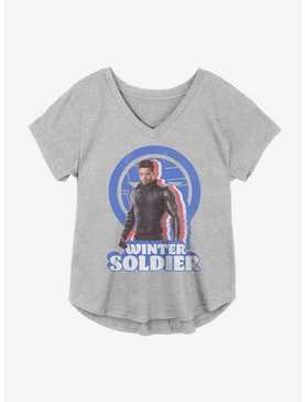 Marvel The Falcon And The Winter Soldier Bucky Pose Girls Plus Size T-Shirt, , hi-res