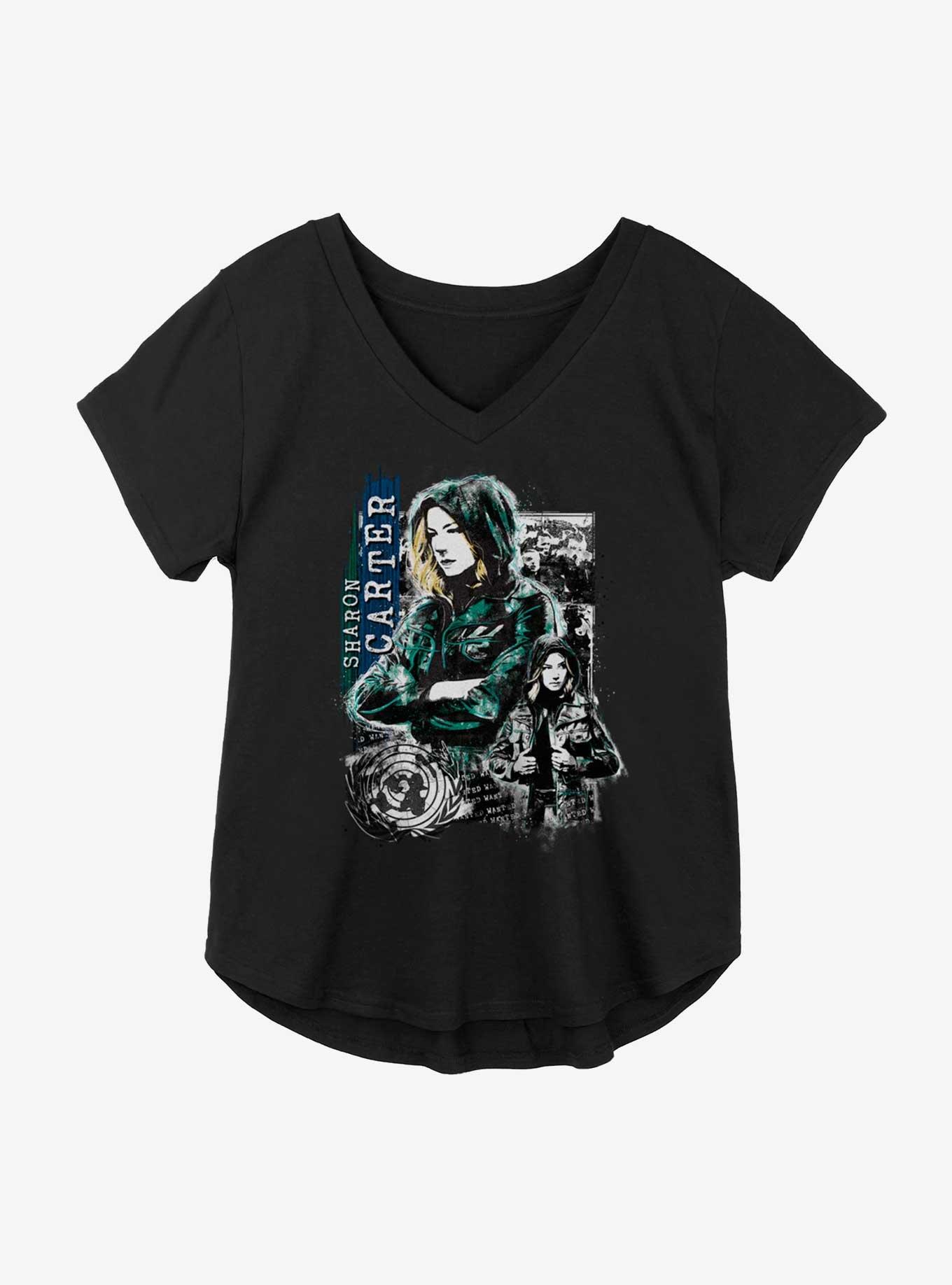 Marvel The Falcon And The Winter Soldier Sharon Carter Girls Plus Size T-Shirt, , hi-res