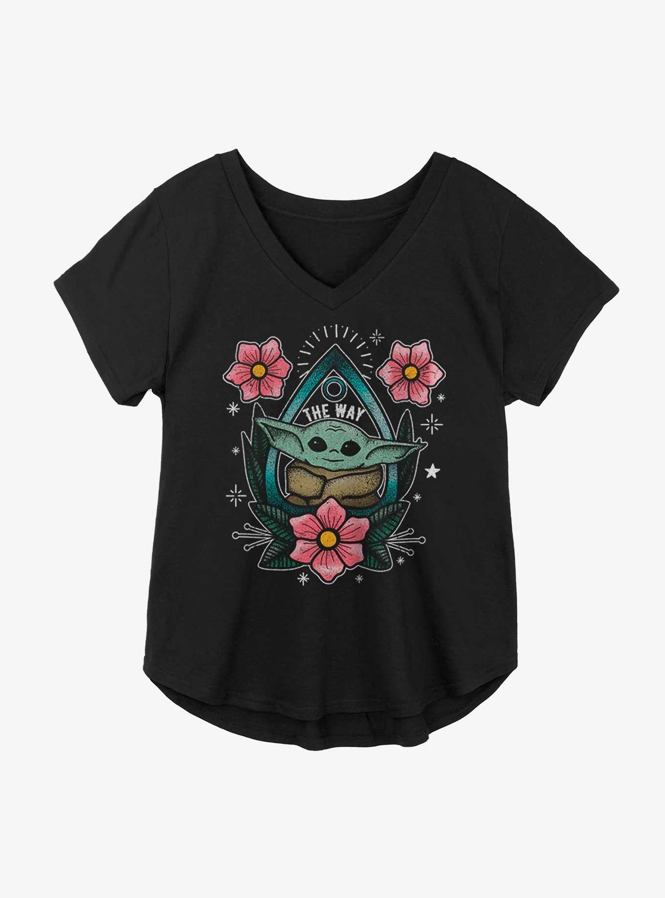 Star Wars The Mandalorian The Child Planchette Girls Plus Size T-Shirt, BLACK, hi-res