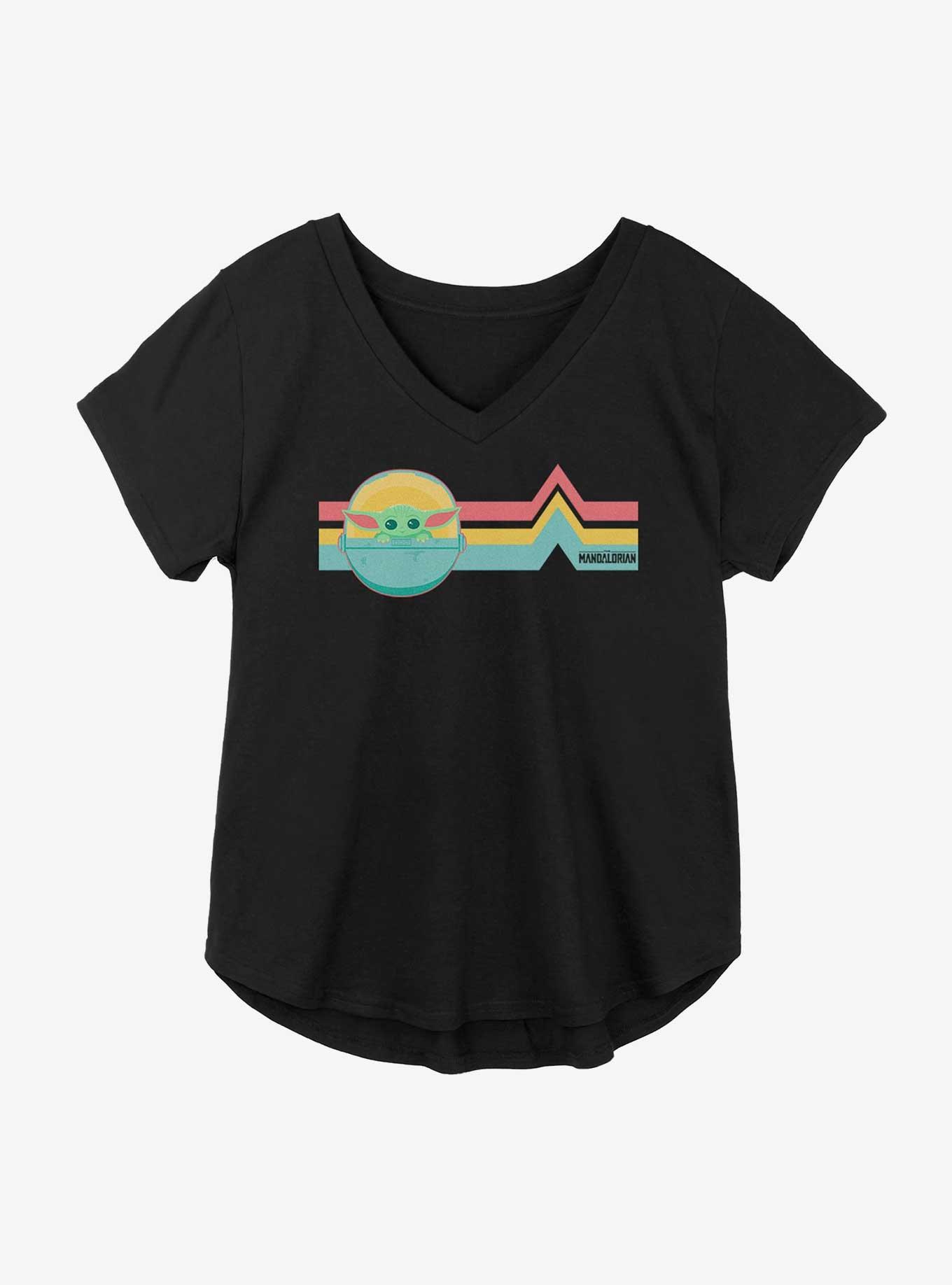 Star Wars The Mandalorian Rainbow Child Girls T-Shirt Plus Size