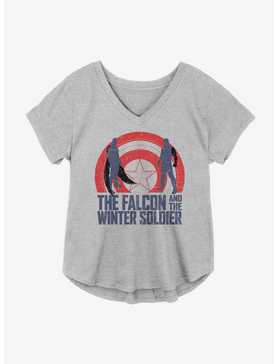 Marvel The Falcon And The Winter Soldier Rising Shield Girls Plus Size T-Shirt, , hi-res