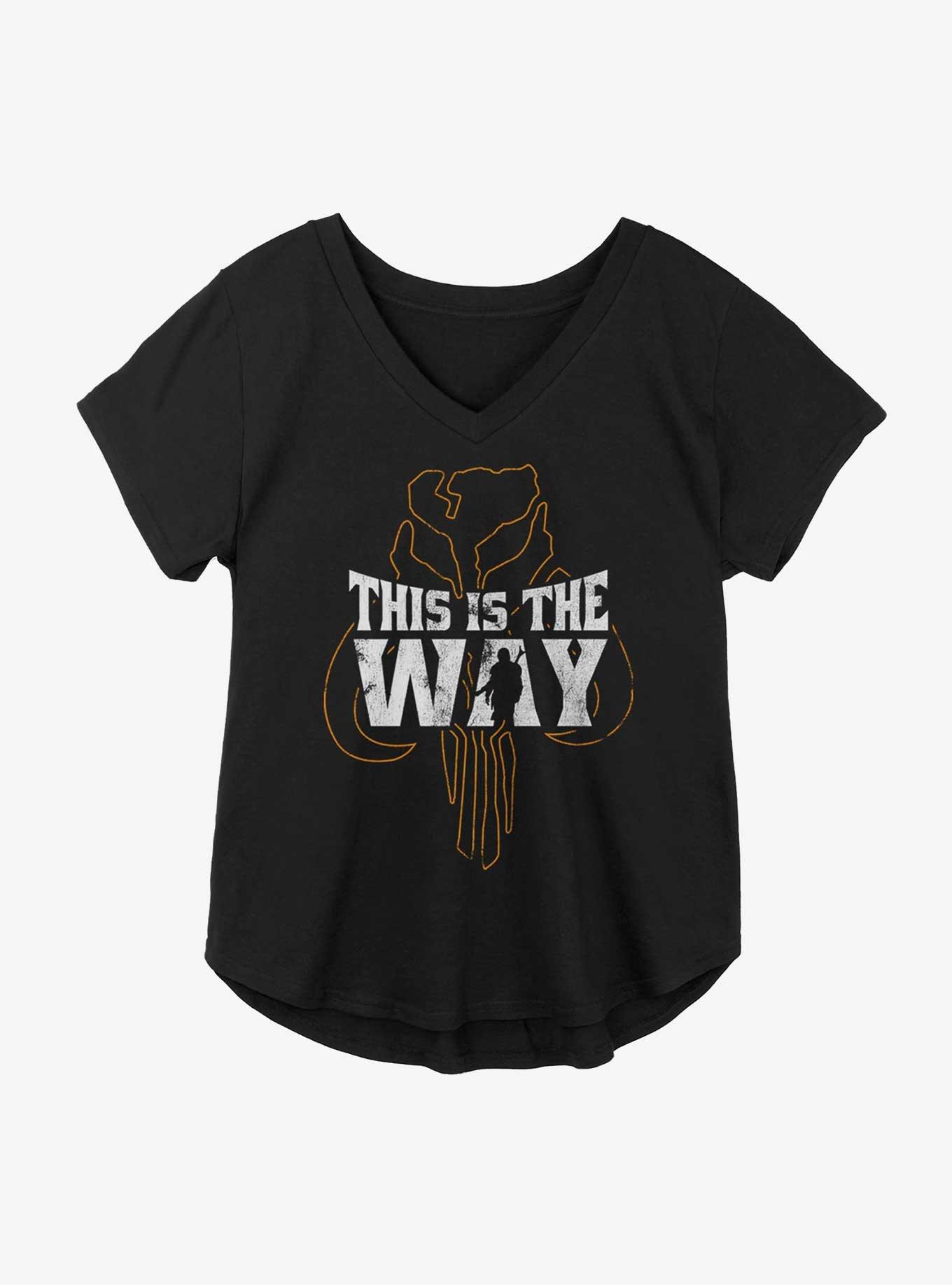 Star Wars The Mandalorian This Is The Way Girls Plus Size T-Shirt, BLACK, hi-res