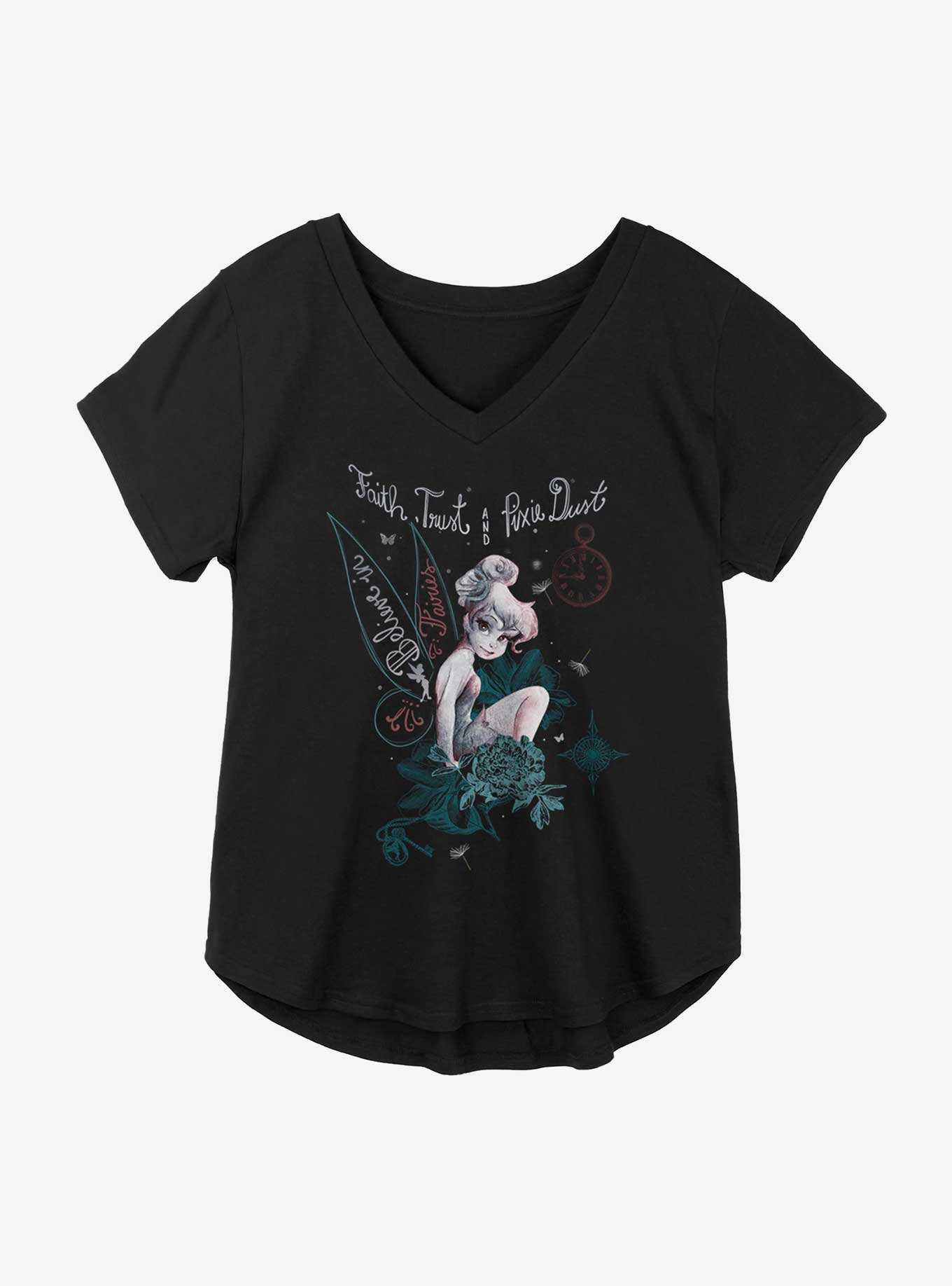 Disney Tinker Bell Faith, Trust, And Pixie Dust Girls Plus Size T-Shirt, , hi-res