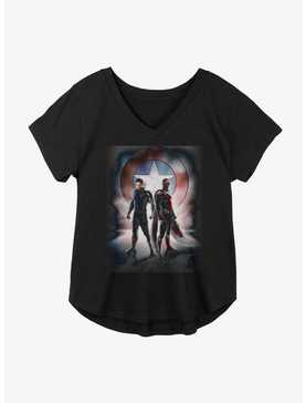 Marvel The Falcon And The Winter Soldier Glorious Poster Girls Plus Size T-Shirt, , hi-res