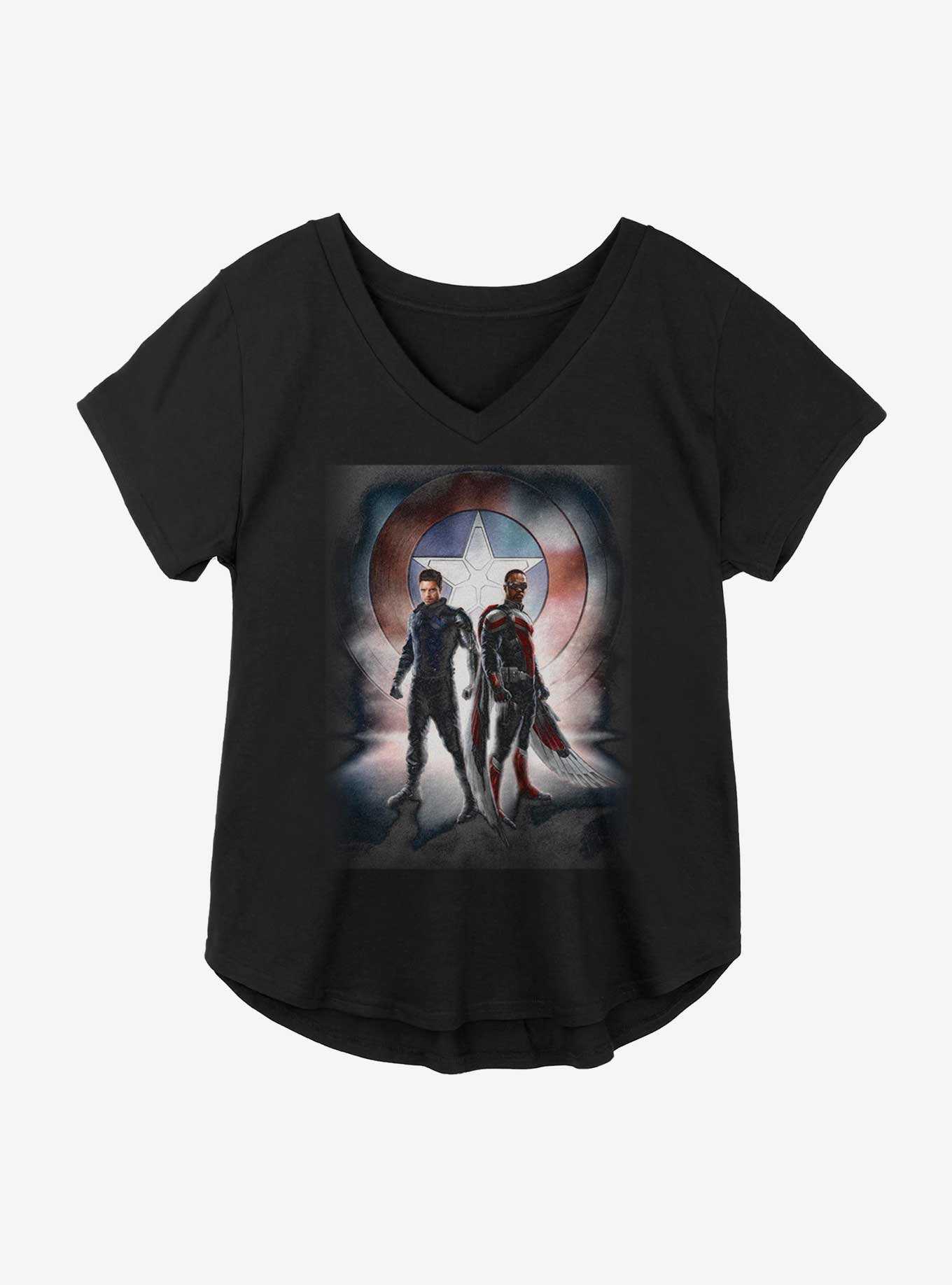 Marvel The Falcon And The Winter Soldier Glorious Poster Girls Plus Size T-Shirt, , hi-res