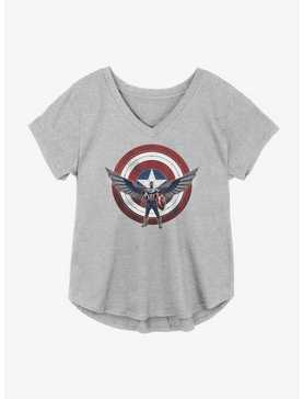 Marvel The Falcon And The Winter Soldier Wield The Shield Girls Plus Size T-Shirt, , hi-res