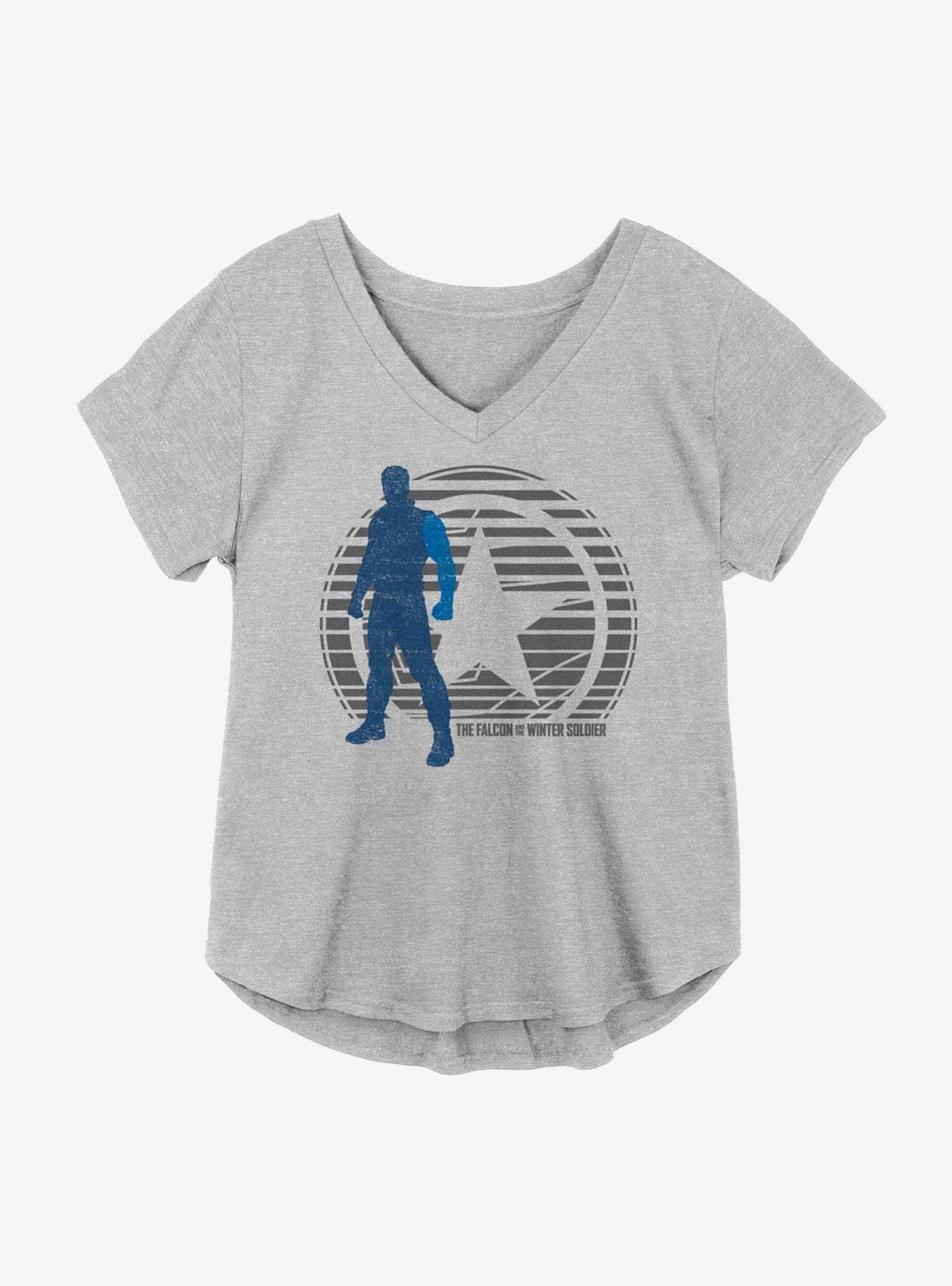 Marvel The Falcon And The Winter Soldier Bucky Lockup Girls Plus Size T-Shirt, , hi-res