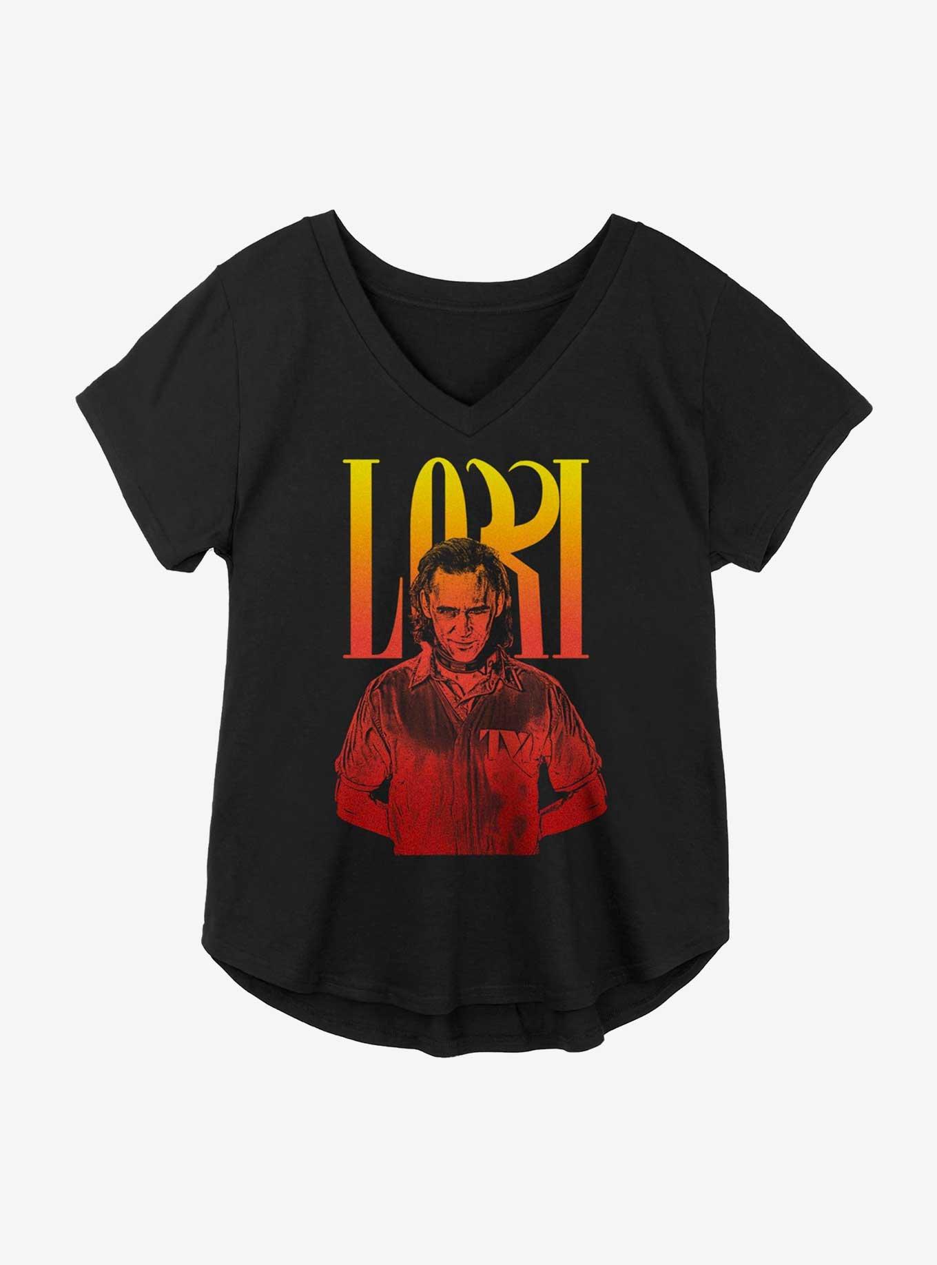 Marvel Loki Fierce Title Pose Girls Plus Size T-Shirt, BLACK, hi-res