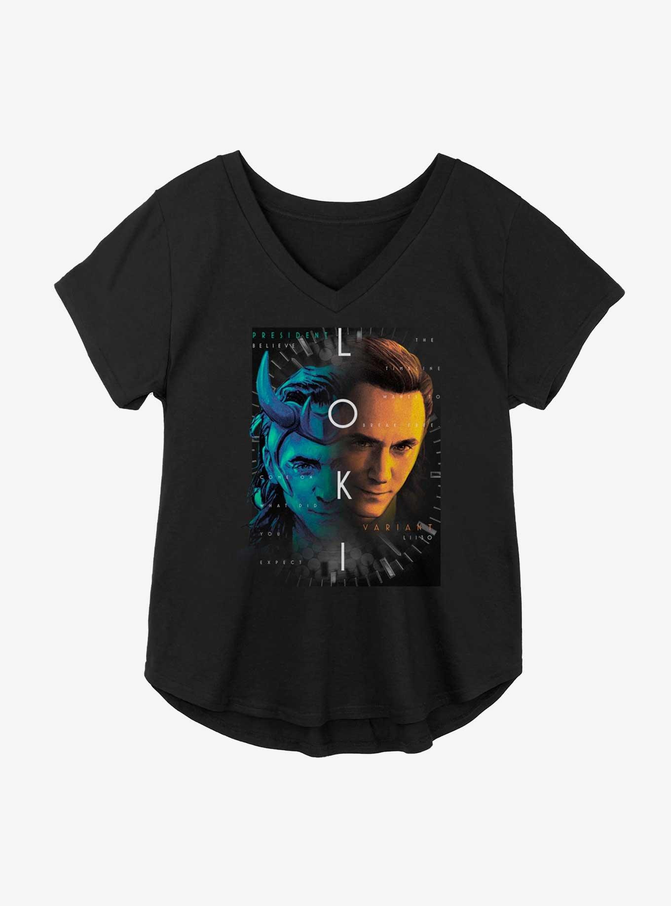 Marvel Loki Choices Girls Plus Size T-Shirt