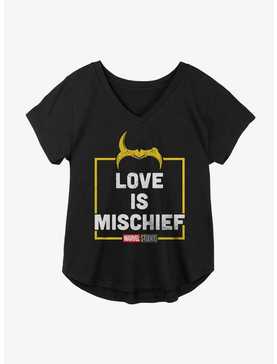 Marvel Loki Love Is Mischief Girls Plus Size T-Shirt, , hi-res