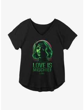 Marvel Loki Love Is Mischief Sylvie Girls Plus Size T-Shirt, , hi-res