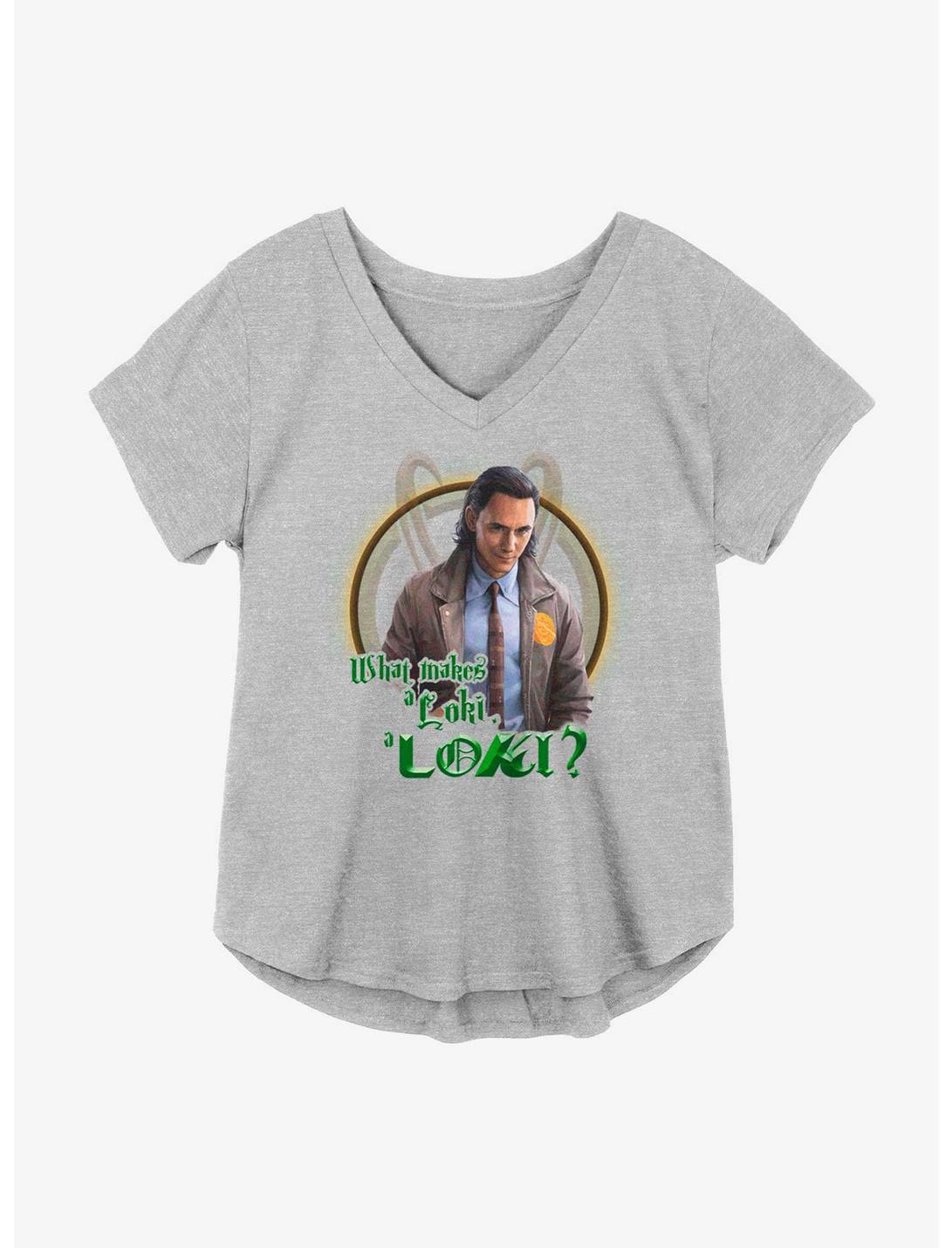 Marvel Loki Makes A Loki? Girls Plus Size T-Shirt, HEATHER GR, hi-res