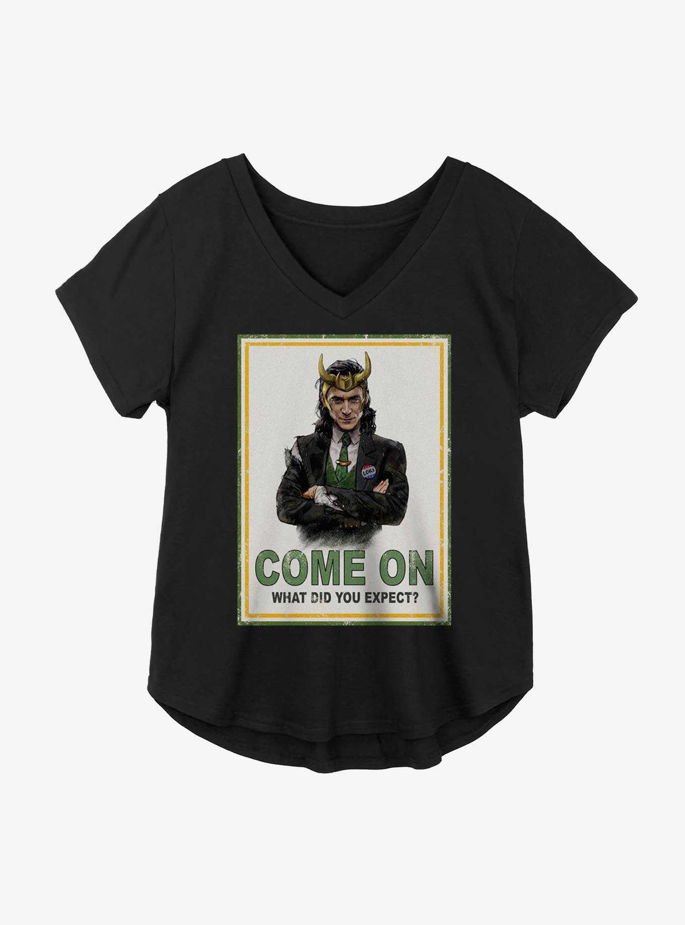 Marvel Loki What Did You Expect? Girls Plus Size T-Shirt, , hi-res