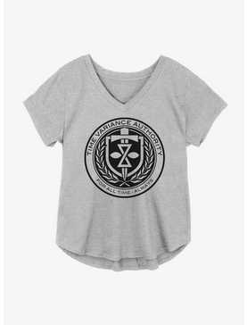 Marvel Loki Time Variance Authority Crest Girls Plus Size T-Shirt, , hi-res