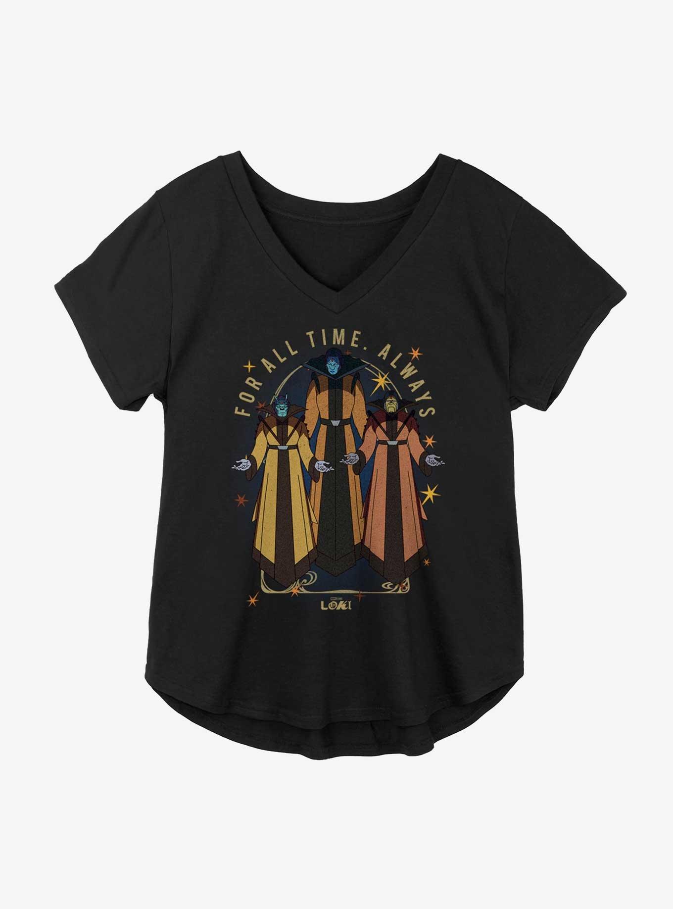 Marvel Loki The Time-Keepers Girls Plus Size T-Shirt