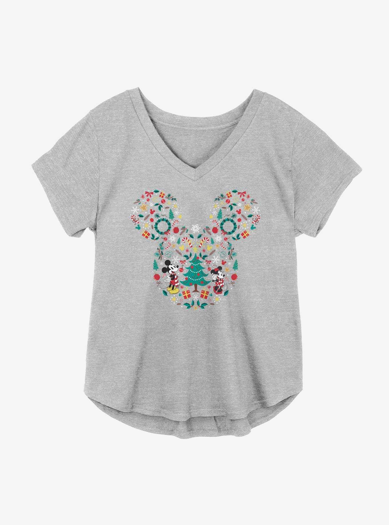 Disney Mickey Mouse Holiday Icons Girls Plus Size T-Shirt, , hi-res